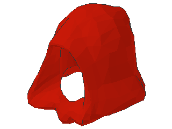 Lego Minifigure Hood, red