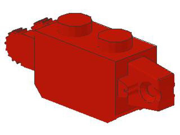 Lego Scharnier Stein 1 x 2 (30386) rot