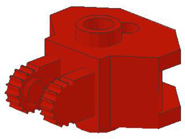 Lego Hinge 1 x 2 (30396) red