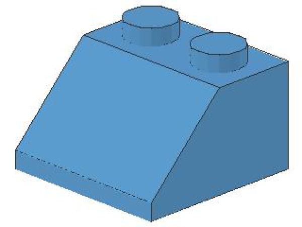 Lego Slope Stone 45° 2 x 2 x 1 (3039) medium blue