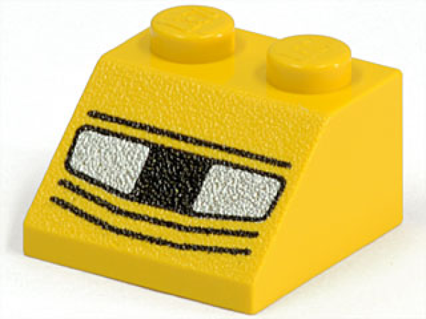 Lego Slope Stone 45° 2 x 2 x 1 (3039pb012) yellow