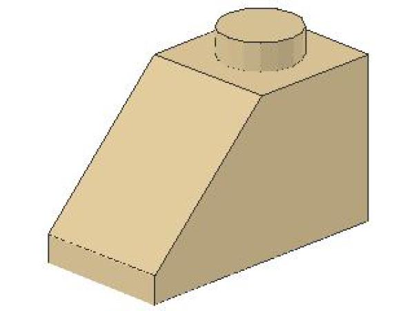 Lego Slope Stone 45° 2 x 1 x 1 (3040) tan