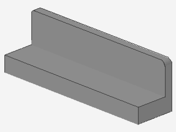 Lego Paneel 1 x 4 x 1 (30413) hell bläulich grau