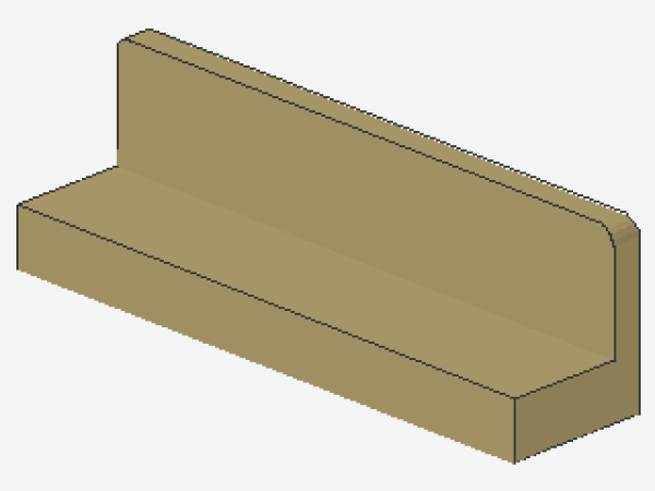 Lego Paneel 1 x 4 x 1 (30413) tan