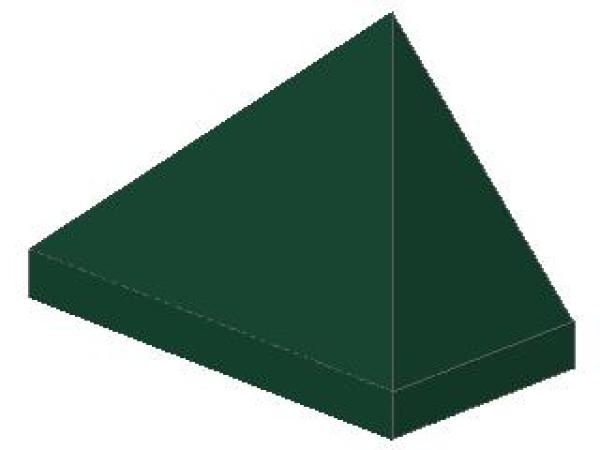 Lego Slope Stone 45° 2 x 1 x 1 (3048c) dark green