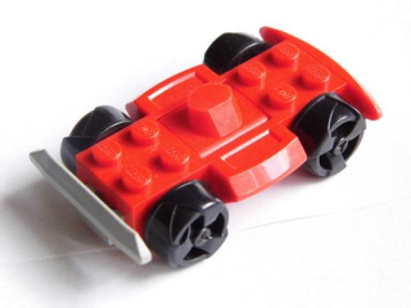 Lego Vehicle Base Racer 4 x 6 (30558c01) red