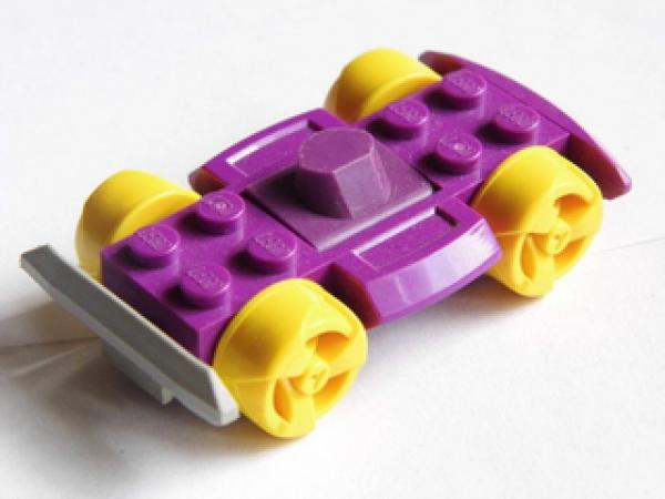 Lego Vehicle Base Racer 4 x 6 (30558c09) purple