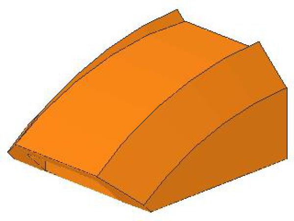 Lego Slope Stone, curved 2 x 2 x 1 (30602) orange