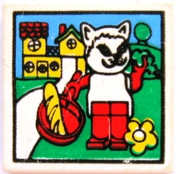 Lego Tile 2 x 2, decorated (3068pb2422)