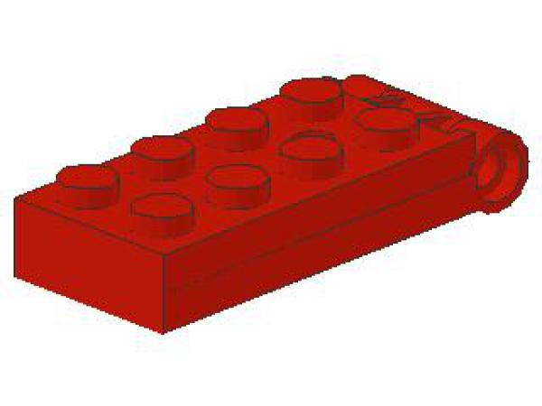 Lego Hinge Plate 2 x 4 (3149bc01) red