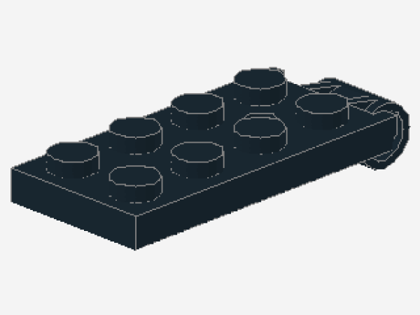 Lego Hinge Plate 2 x 4 (314b) black