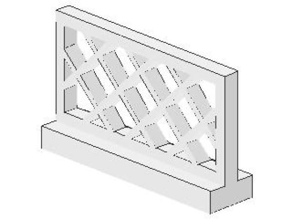 Lego Fence 1 x 4 x 2 (3185) white