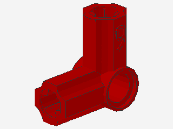 Lego Technic Axle and Pin Connector (32014) red