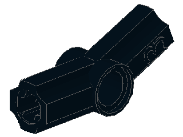 Lego Technic Axle and Pin Connector (32016) black