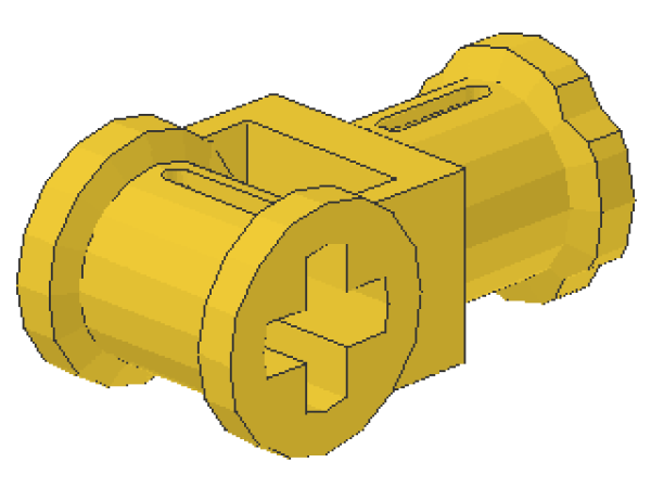 Lego Technic Axle Connector (32039) yellow