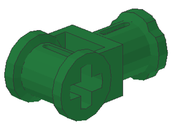 Lego Technic Axle Connector (32039) green