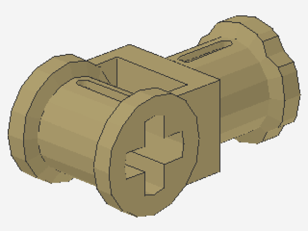 Lego Technic Axle Connector (32039) tan