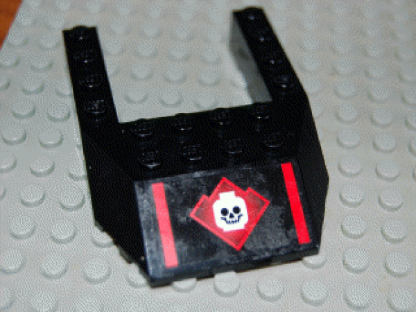 Lego Wedge 6 x 8, decorated (32084pb003)