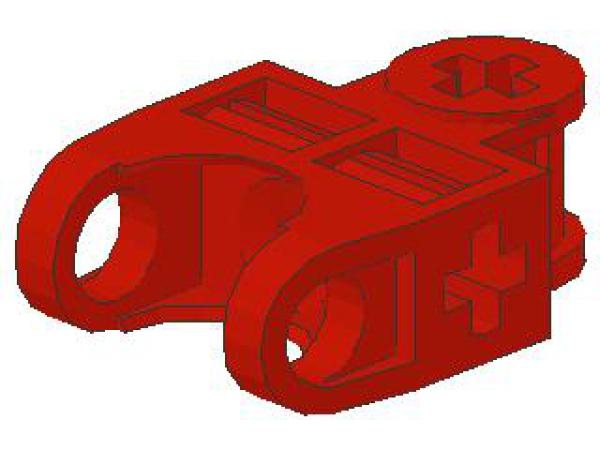 Lego Technic Axle Connector (32174) red