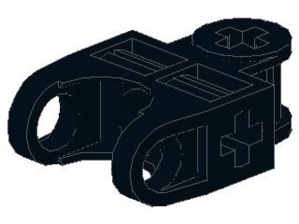 Lego Technic Axle Connector (32174) black