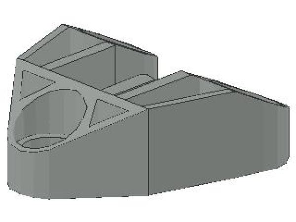 Lego Technic Pin Connector 3 x 3 (32175) light gray