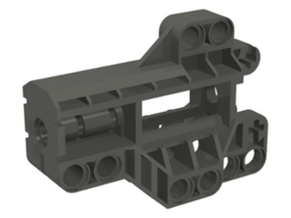 Lego Technic Pin Connector Block (32305) dark gray