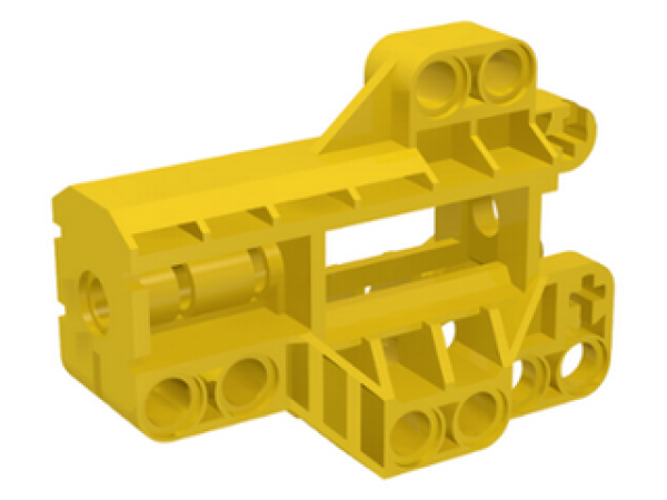 Lego Technic Pin Connector Block (32305) yellow