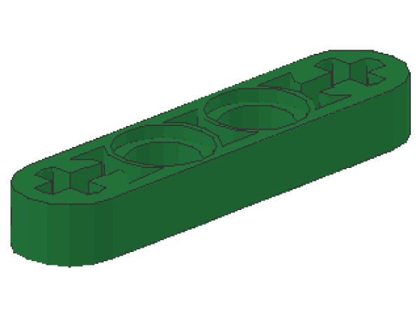 Lego Technic Liftarm 1 x 4 (32449) grün