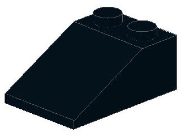 Lego Slope Stone 33° 3 x 2 x 1 (3298) black