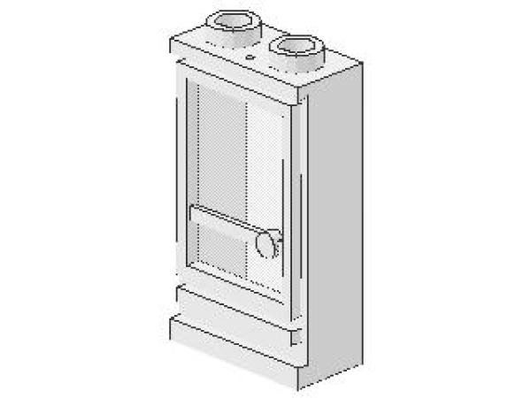 Lego Tür 1 x 2 x 3 (32bc01) weiß