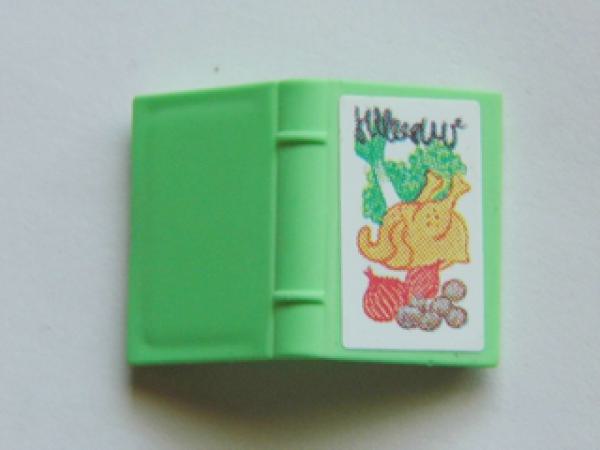 Lego Minifigur Buch (33009pb012) dekoriert