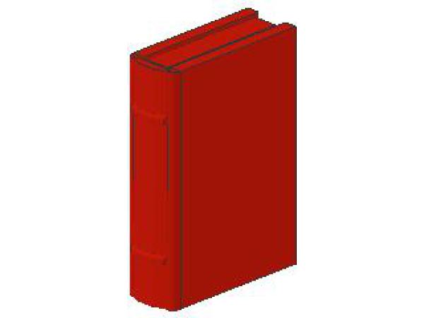 Lego Minifigur Buch 2 x 3 (33009) rot