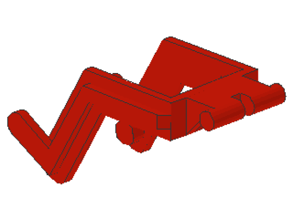 Lego Excavator Arm, small (3314) red