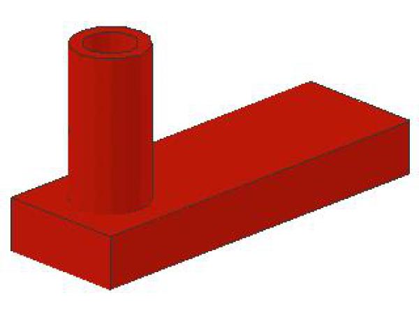 Lego Gate Base 1 x 3 x 2 (3359) red