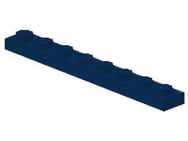 Lego Platte 1 x 8 (3460) dunkel blau