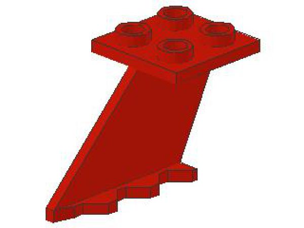 Lego Tail Section 4 x 2 x 2 (3479) red