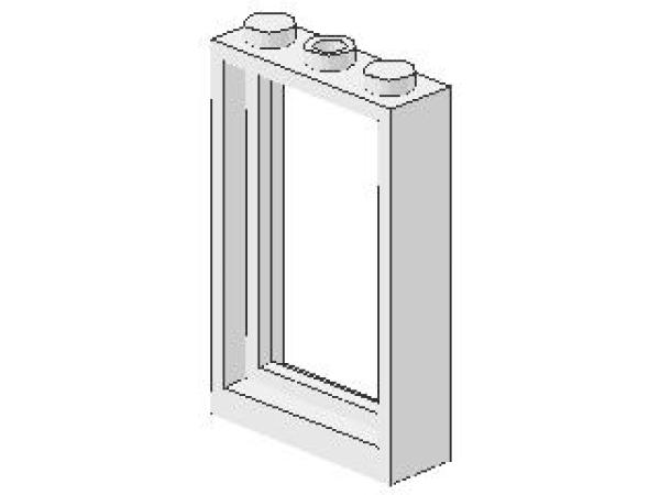 Lego Door Frame 1 x 3 x 4 (3579) white