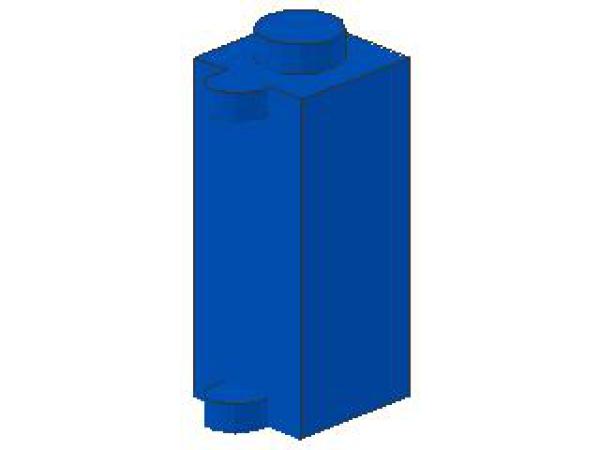 Lego Stein, modifiziert 1 x 1 x 2 (3581) blau