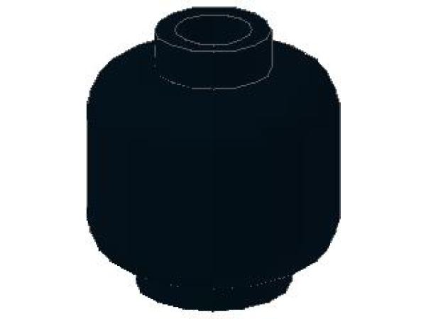 Lego Minifigur Kopf (3626) schwarz