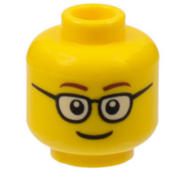 Lego Minifigure Head (3626pb1507)