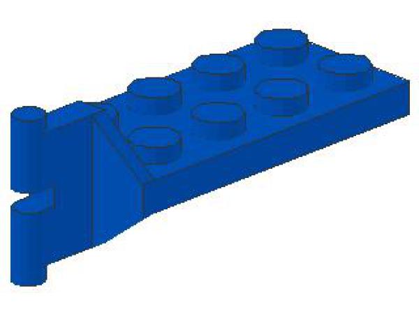 Lego Scharnier Platte 2 x 4 (3639) blau