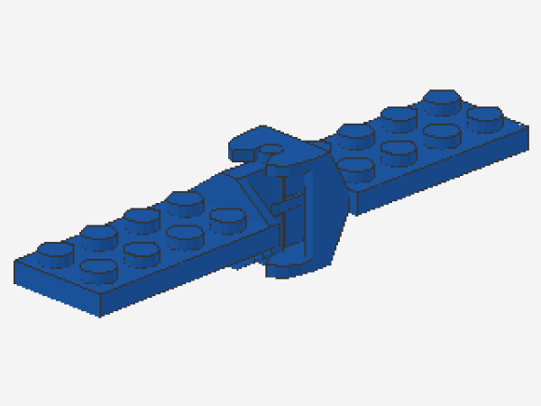 Lego Scharnier Platte 2 x 4 (3640c01) blau