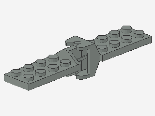 Lego Hinge Plate 2 x 4 (3640c01) light gray