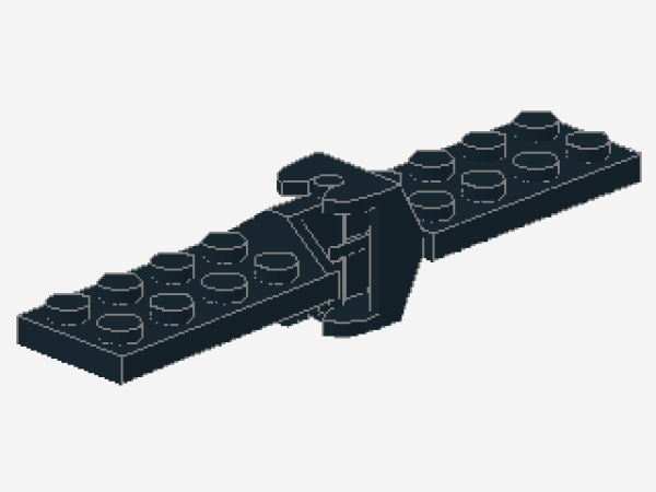 Lego Hinge Plate 2 x 4 (3640c01) black