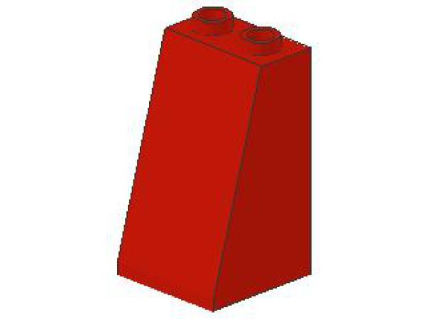 Lego Slope Stone 75° 2 x 2 x 3 (3684a) red