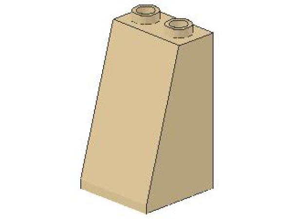 Lego Slope Stone 75° 2 x 2 x 3 (3684a) tan