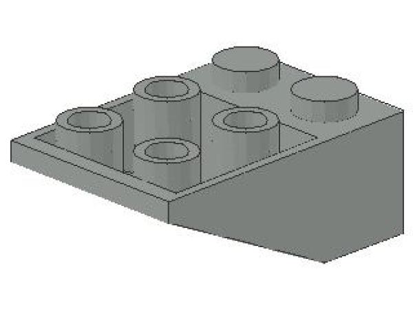 Lego Slope Stone, inverse 33° 3 x 2 x 1 (3747a) light gray