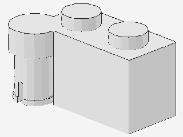 Lego Scharnier Stein 1 x 4 (3830) weiß