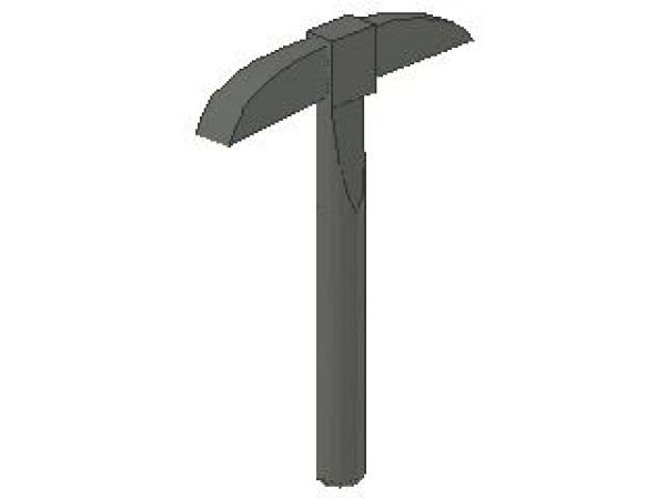 Lego Minifigure Pickaxe (3841) dark bluish gray