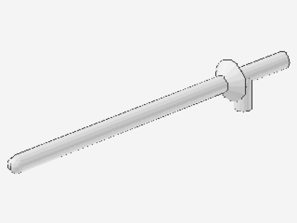 Lego Minifigur Lanze (3849) weiß